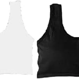 Cotton Full Coverage Non Padded Wire Free Air Sports Bra for Women (Pack of 2)-picture-23
