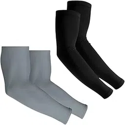 The Tie Hub Arm Sleeves for Men & Women | UV Protection, Ice Cool Fabric, Breathable & Sweat-Wicking Arm Sleeves for Biking, Driving & Outdoor Sports (Pack of 2)-picture-12