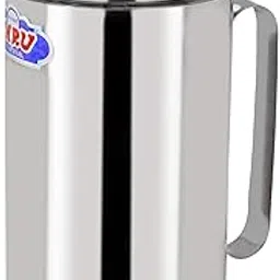 MARU 1 Litre+ Stainless Steel Oil dispenser for kitchen - Durable Kitchen oil containers with Handle, Polycarbonate Inner lid, Ideal for Cooking Use 1250ml-image-53