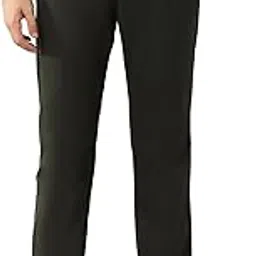 arrow sports Men's Mid Rise Solid Regular Fit Trousers-picture-21