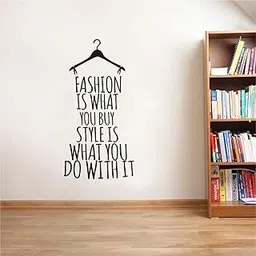 StickMe 'Fashion - Style - Dress - Fashion Wall Sticker' -SM897 (Multi Colour, Vinyl - 80cm X 40 cm)-picture-17