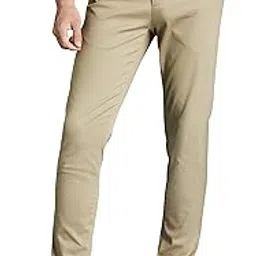 Men's Slim Fit Flexi Waist Casual Pants | Stretchable Chinos | Stylish Office Fashion Trousers-image-35