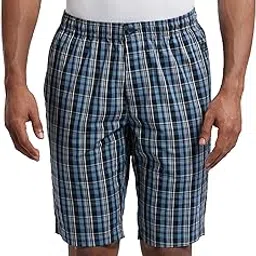 jockey 9005 Men's Super Combed Mercerized Cotton Woven Fabric Regular Fit Printed Bermuda with Side Pockets-picture-39