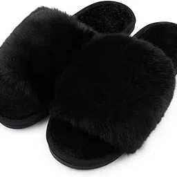 vritraz Warm Fur Design Comfortable | Anti Skid | Lightweight Winter Slipper For Girls and Womens, Warm House Chappal-picture-43
