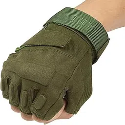 Hand Gloves for Bike Riders/Cycling Leather (Green)-picture-25