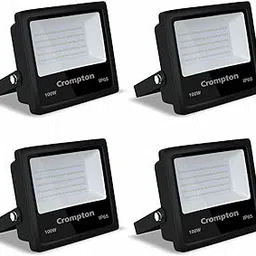 Crompton Gleam NXT 100 Watt Outdoor LED Flood Light | Wide Angle Beam| (Cool Day Light 6500K) - Pack of 4-picture-43