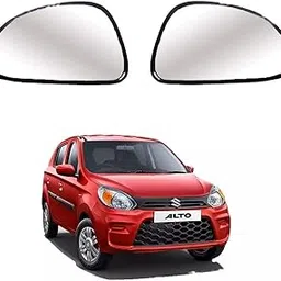 ORVM Right and Left Side View Glass Mirror Plate for Maruti Alto 800 2012-2018 Model - Set of 2-picture-42