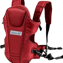 Ineffable Baby Carrier Bag in 3-in-1 Ergonomic Adjustable Sling Kangaroo Design with Carrying Basket for Front & Back Use for Infant Child and Mother Travel - 0 to 2 Year (Red)-picture-29