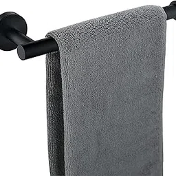 Hand Towel Holder for Bathroom, Matte Black Hand Towel Bar, SUS304 Stainless Steel Hand Towel Hanger, Wall Mounted Small Hand Towel Ring, 9 Inch Round Heavy Duty Towel Rack for Bathroom, Kitchen-picture-25