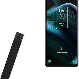 BoxWave Stylus Bag Compatible with TCL Stylus 5G (BoxWave Stylus Pouch) - Stylus PortaPouch, Self-Adhesive Portable Pen Holder for TCL Stylus 5G - Black-image-84