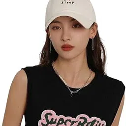 Richmen Classic Summer Cotton Cap for Women Adjustable Sun Hat Sports Baseball Cap for Men Plain Unisex Fashionable Cap for Boys Girls Free Size-picture-10