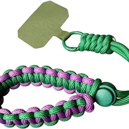 CALANDIS Cell Phone Lanyard Trendy Hand Wrist Strap For Travel Party Hiking Green Purple | Handbag Accessories | Womens Handbags & Bags | Clothing, Shoes & Accessories-image-9