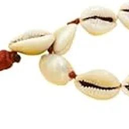 Kaudi Mala Necklace Jaap mala for Meditation Mantra & Pooja Astrology Organic Sea Shell/Kauri Jewellery for Men & Women - 9+1 Kaudi-image-4