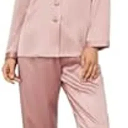 bella babe by sk Luxury Co ords | Nightwear for Women | Premium Thick Satin | Cute Night Dress-picture-26