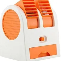 SHREEJIIH Mini Fan & Portable Dual Bladeless Small Air Water Air Cooler Powered by USB & Battery Use of Car, Home, Office (Pack of 1)-picture-11