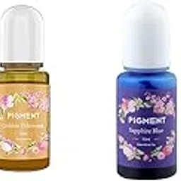 M.F.H 10ml UV Resin Mix Color Liquid Pigment Colorant Resin Pigment Quick Drying DIY Crafts Jewelry Making Tools (RED, Blue, Yellow) Combo-picture-11