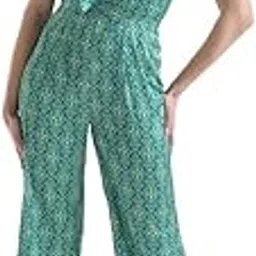 kazo Solid Satin Regular Fit Womens Jumpsuit-picture-31