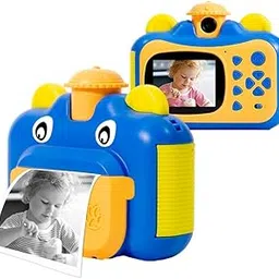 Andoer Children's Camera, Instant Camera, 1080P 12MP Digital Camera Children, 2.4 Inch Instant Camera Children with Paper Rolls, 32 GB Memory Card and Sticker, Gift for Girls and Boys-image-22