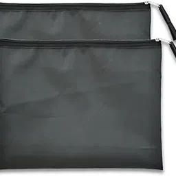 MAINDAIS Makeup Pouch, Toiletries Bag Nylon Zipper Pouch for | Makeup,Toiletries,Cosmetic,Stationery,Organizers for Travel Pouch |Multi Purpose Use Zipper Pouch |(13 x 10 Inches) Pack of 2-picture-28