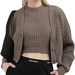 calvin klein jeans Regular Fit Cotton V-Neck Front-Open Sweater-picture-39