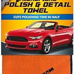 Mr Gleam Microfibre Auto Polishing & Detailing Cloth (Orange)-picture-45