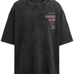 FORTY DEGREE CELCIUS Racing Club Unisex Pure Cotton Oversized T-Shirt | Half Sleeves, Round Neck, Soft & Breathable-picture-49