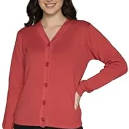 Women's V-Neck Knit Button Down Cardigan Sweater | Soft Stretchable Long Sleeve Casual Winter Wear-picture-32