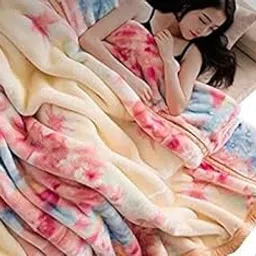 WINSTON HOME Bezzilish Home Cloudy Kids Blanket 300 TC Single Bed Double Ply Super Soft Fabric Mink For Heavy Winters With English Colors 50 X 85 Inches For Boys And Girls - Multicolor-picture-20