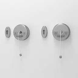 PESCA Stainless Steel Retractable Cloth Line Adjustable Lockable Hanging Washing Line (Pack of 2)-picture-26