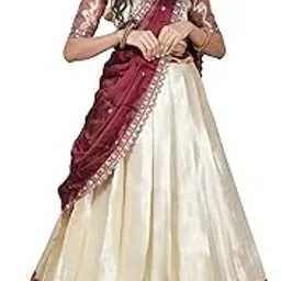 fabcartz Beautiful South Indian Unstitch Pattu Lehenga Choli for Womens-picture-11