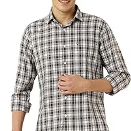 allen solly Men's Small Checks Casual Shirt-picture-11
