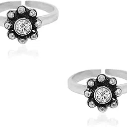 unniyarcha 925% Sterling Silver, 92.5 Oxidized Sterling Silver Toe Ring Finish for timeless elegance, BIS Hallmarked for guaranteed silver purity Craftsmanship: 100% Handcrafted by skilled Indian artisans.-picture-38