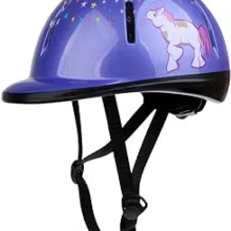 Losa Children Kids Adjustable Horse Riding Hat/Helmet Head Protective Gear Purple-image-9