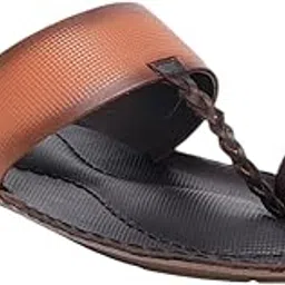 miraatti Tan Comfort Thongs For Men-picture-45