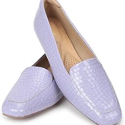 yoho Bliss Comfortable Slip On Semi Casual Loafer for Women | Stylish Fashion Moccasins Range | Cushioned Footbed Finish | Flexible | Style & All-Purpose | Formal Office Wear Shoe-picture-22