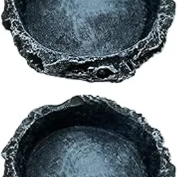 Enakshi® 2X Reptile Water Dishes Food Bowls Feeder for Turtle Scorpion Bearded Dragon Round|Pet Supplies | Reptile Supplies-picture-49