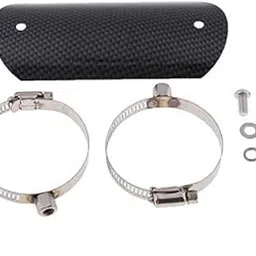 SECRET DESIRE 2pcs Motorbike Exhaust Muffler Pipe Heat Shield Cover Heel Guard for |Motors|Parts & Accessories|Motorcycle Parts|Exhausts & Exhaust Systems|Guards & Heat Shields-image-6
