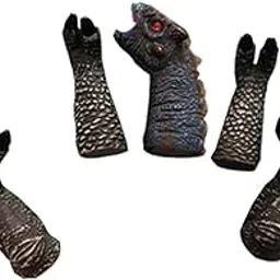 Fashion My Day 5 Pieces Dinosaur Finger Puppets Toys Finger Dolls for Kids Children Ankylosaurus-image-18