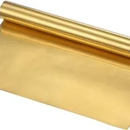 M METERXITY Brass Sheet Roll, 39"x 8"x 0.0011"(LxWxT) Metal Foil Plate, Hardware Brass Plate, Brass Foil Roll for Crafts/Electrical Repairs/DIY Projects/Grounding-picture-19
