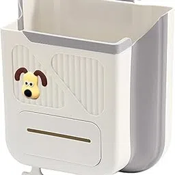 Brijvila Kitchen Hanging Trash Bin for Cabinet Doors & Drawers Collapsible Foldable Garbage Hanging Trash Can for Kitchen Cabinet Bathroom Home & RV Use-picture-16