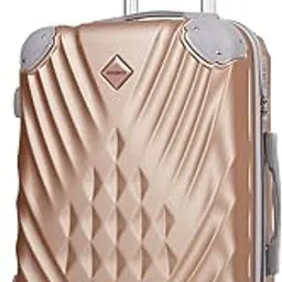 shamax Cabin Trolley Bag Hard Case Polypropylene, 8 Spinner Wheels, 360° Wheeling Carry on Luggage, Travel Bag, Suitcase for Travel, Trolley Bags for Travel, (55cm) Rose Gold-picture-20