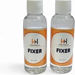 Kraftwala Textile Fabric Colour Fixer (50 ML X 2) For Block Printing and Screen Printing (Set of 2)-picture-19