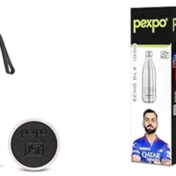 PEXPO Georgia 880ml Fridge Water Bottle Rosy Brown Echo Dlx 980ml Double Wall Flask Silver-picture-17