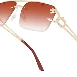 deseox Desire Men Women Retro Luxury Rimless Sunglasses UV Protection Desire Eyewear Vintage Sunglass Stylish Goggles-picture-54