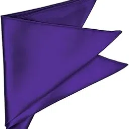 sa style along Style Along Purple Solid Premium Mens Solid Micro Fiber Silk Satin Pocket Square Wedding Handkerchiefs-picture-15