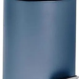Harbour Housewares 3 Litre Bathroom Pedal Bin with Inner Bucket - Matte Blue-picture-18