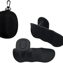 COMFYPOT Gym Grips & Training Gloves - Anti-Slip Rubber Hand Protector for Weight Lifting, Deadlifts, Chin-Ups, Versatile Workouts & Strength Training, Unisex Fitness Accessories (Black)-picture-30