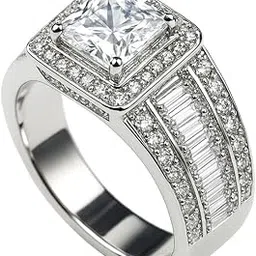 sivlari 925 BIS Hallmark Certified Silver Gifted Fancy Ring Men,Boys,Brother,Husband,Friend & Boyfriend Cubic Zirconia Rhodium Plated for Weddings & Engagement-picture-49