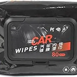 Car Dashboard Scratch Remover Tissue | Car Cleaning Wipes for Bike, Car Leather Seat, Accessories | Glass Window Cleaner Disposable Travel Portable Removes Dirt (80 Pcs Set)-image-92