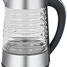 REPLEX electric Glass Kettle, 2.2L, Stainless Steel Heating Plate, Borosilicate Glass Body, Boil Drying Protection-picture-14